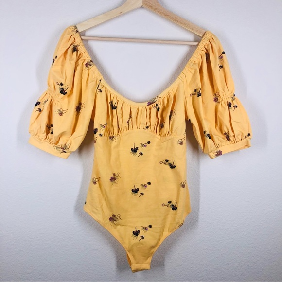 Free People Play Date Bodysuit Small NWT - Picture 2 of 8